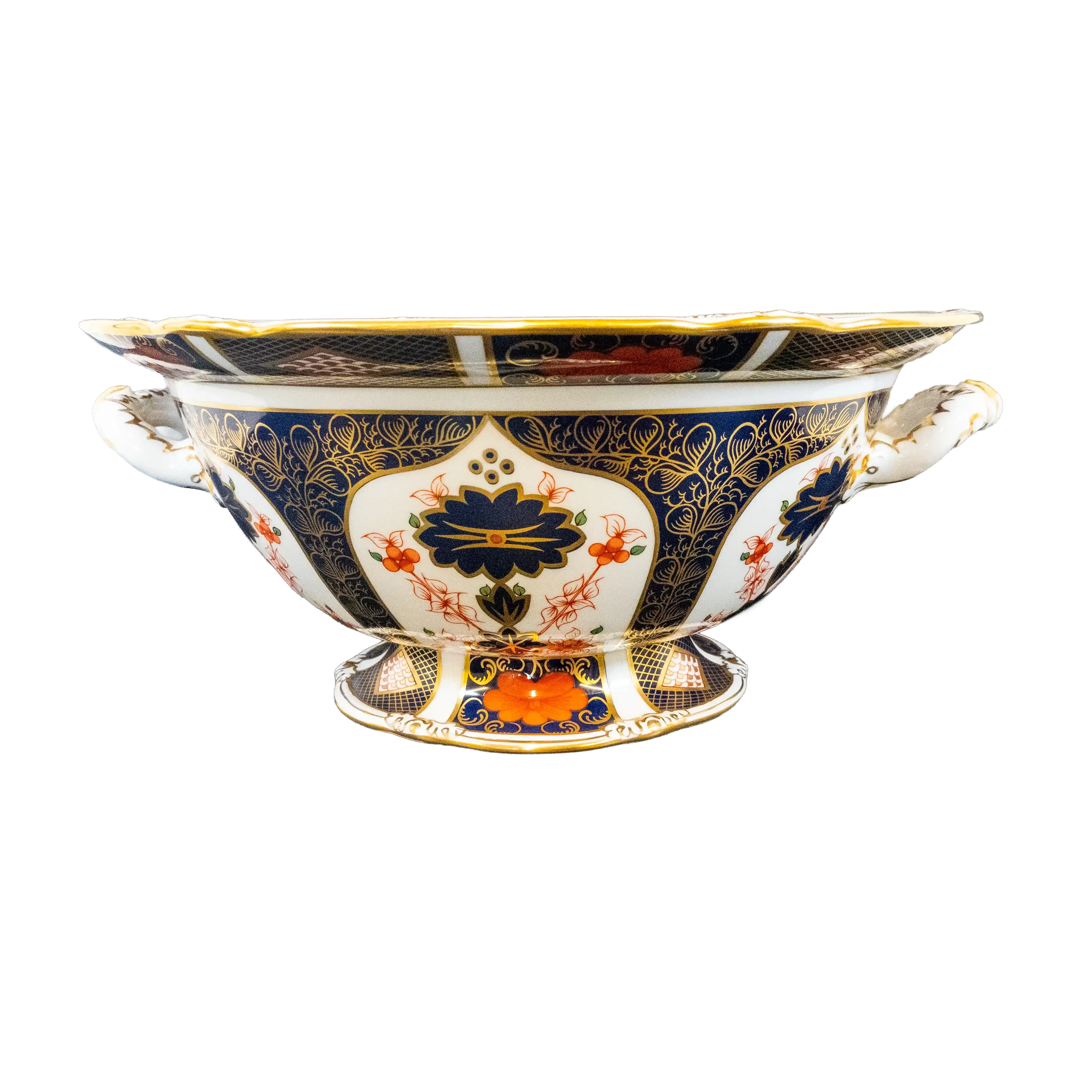 Royal Crown Derby Imari 1128 Soup Tureen & Stand Charterwells