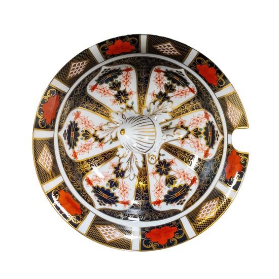Royal Crown Derby Imari 1128 Soup Tureen & Stand Charterwells