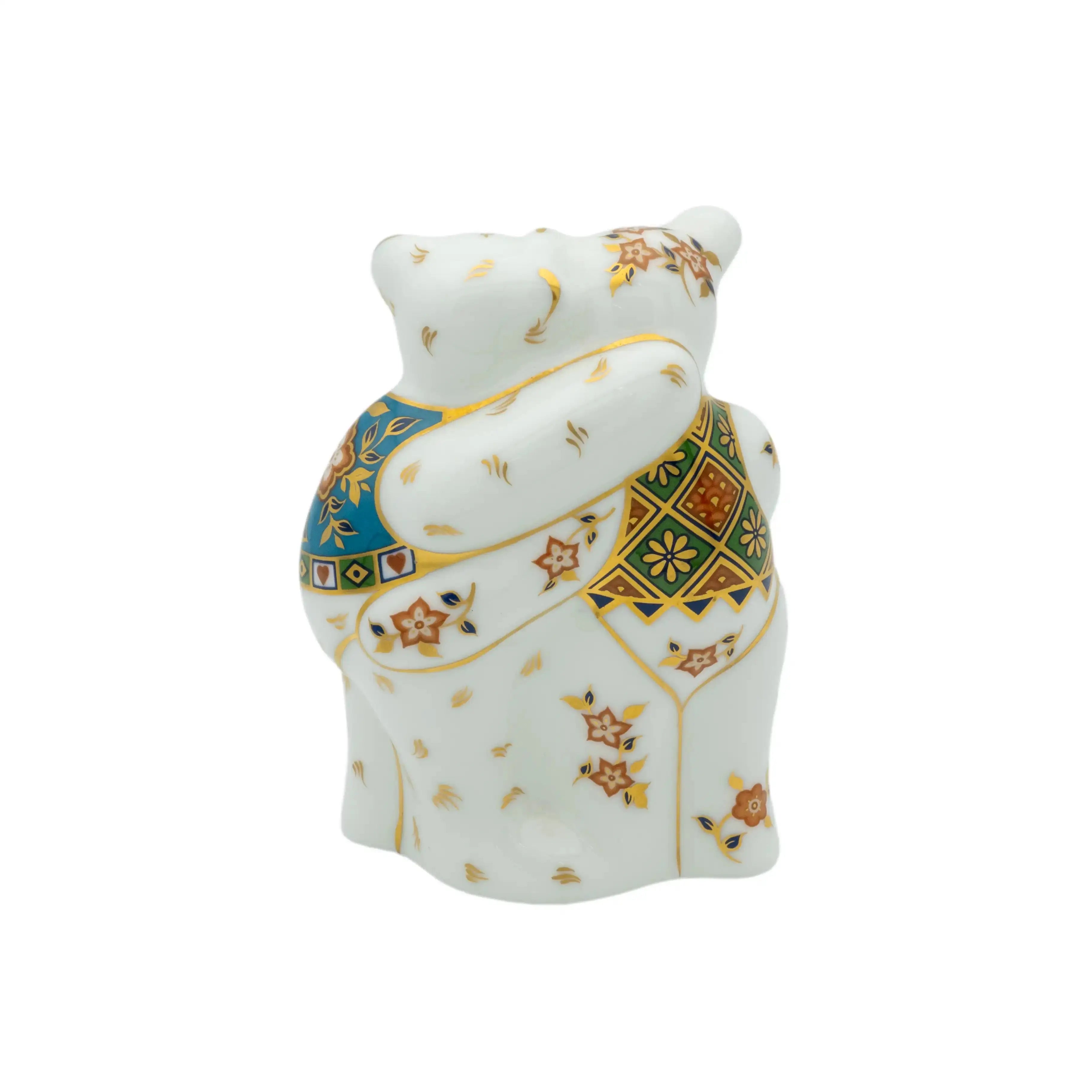 Royal Crown Derby Bear Hug Paperweight Charterwells