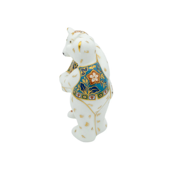 Royal Crown Derby Bear Hug Paperweight Charterwells