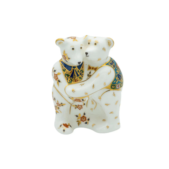 Royal Crown Derby Bear Hug Paperweight Charterwells