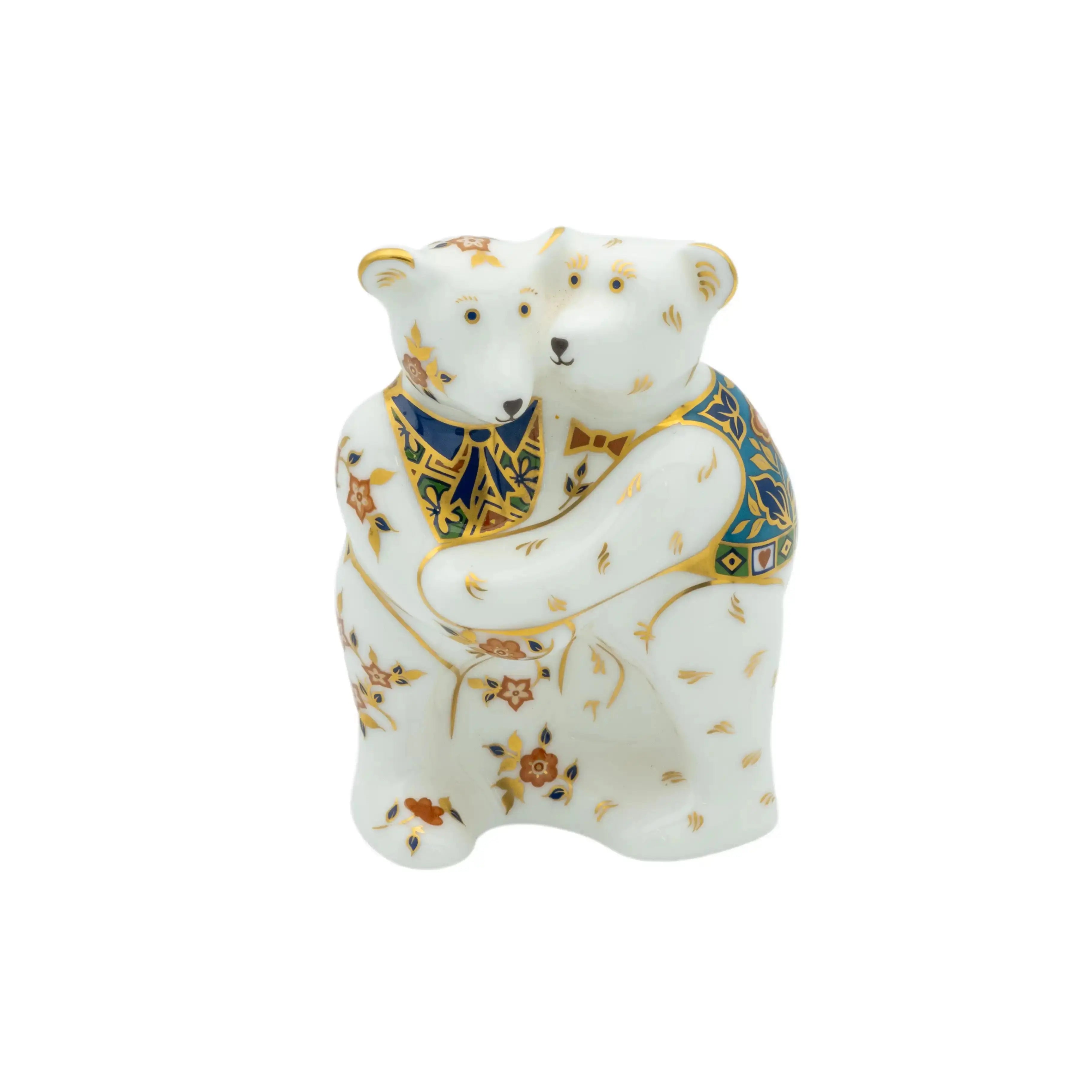 Royal Crown Derby Bear Hug Paperweight Charterwells