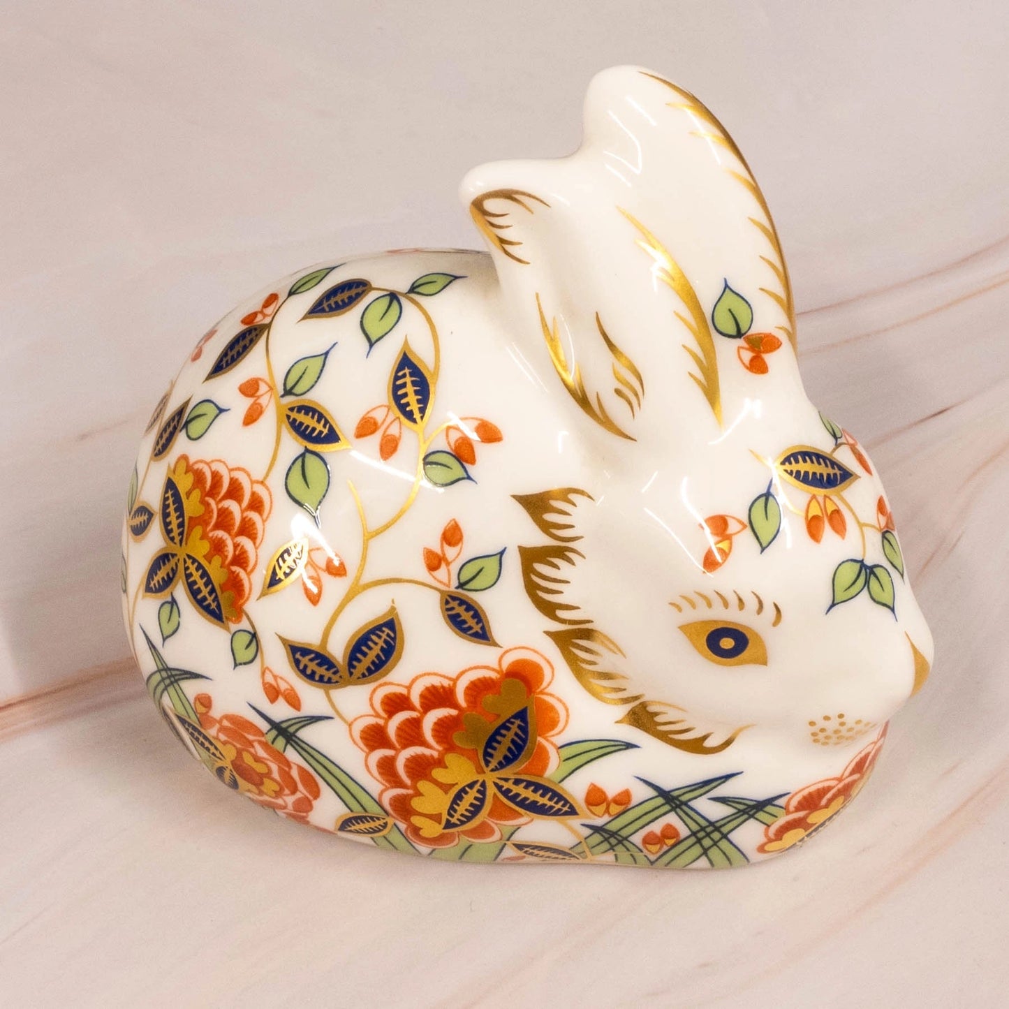 Royal Crown Derby Meadow Rabbit Paperweight Bone China Charterwells
