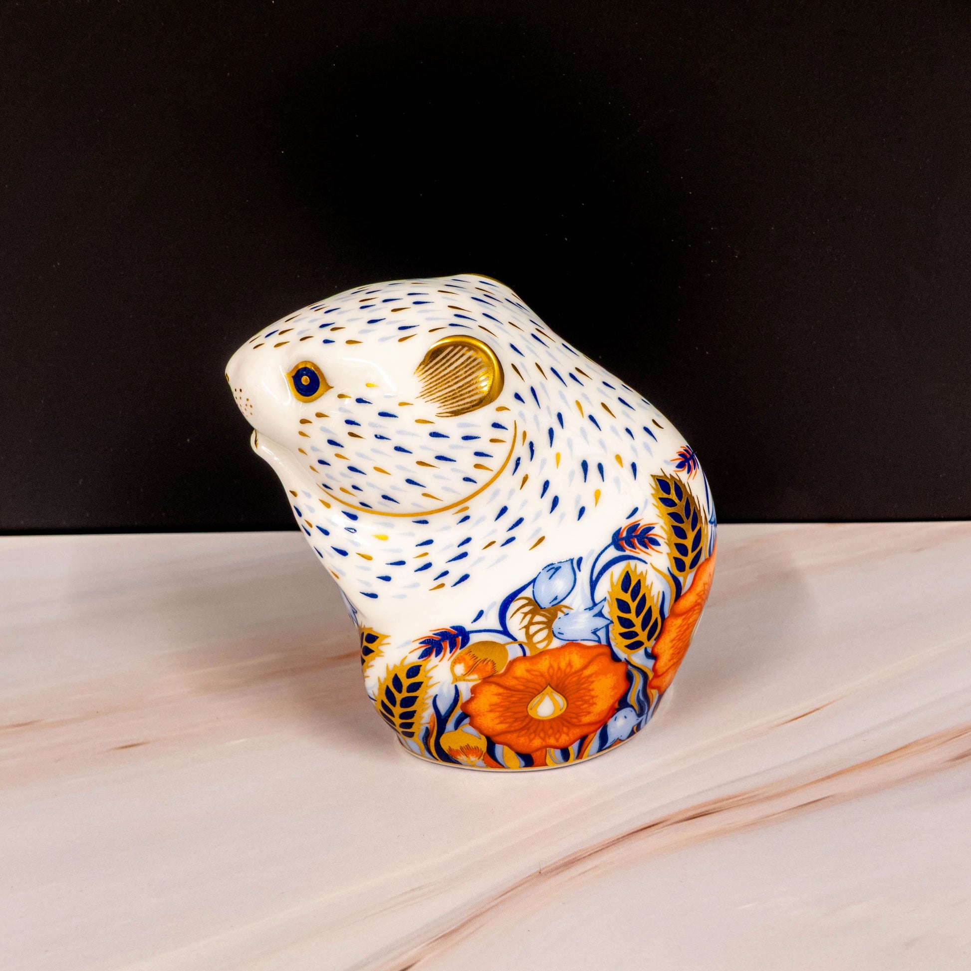 Royal Crown Derby Poppy Mouse Paperweight Bone China Charterwells