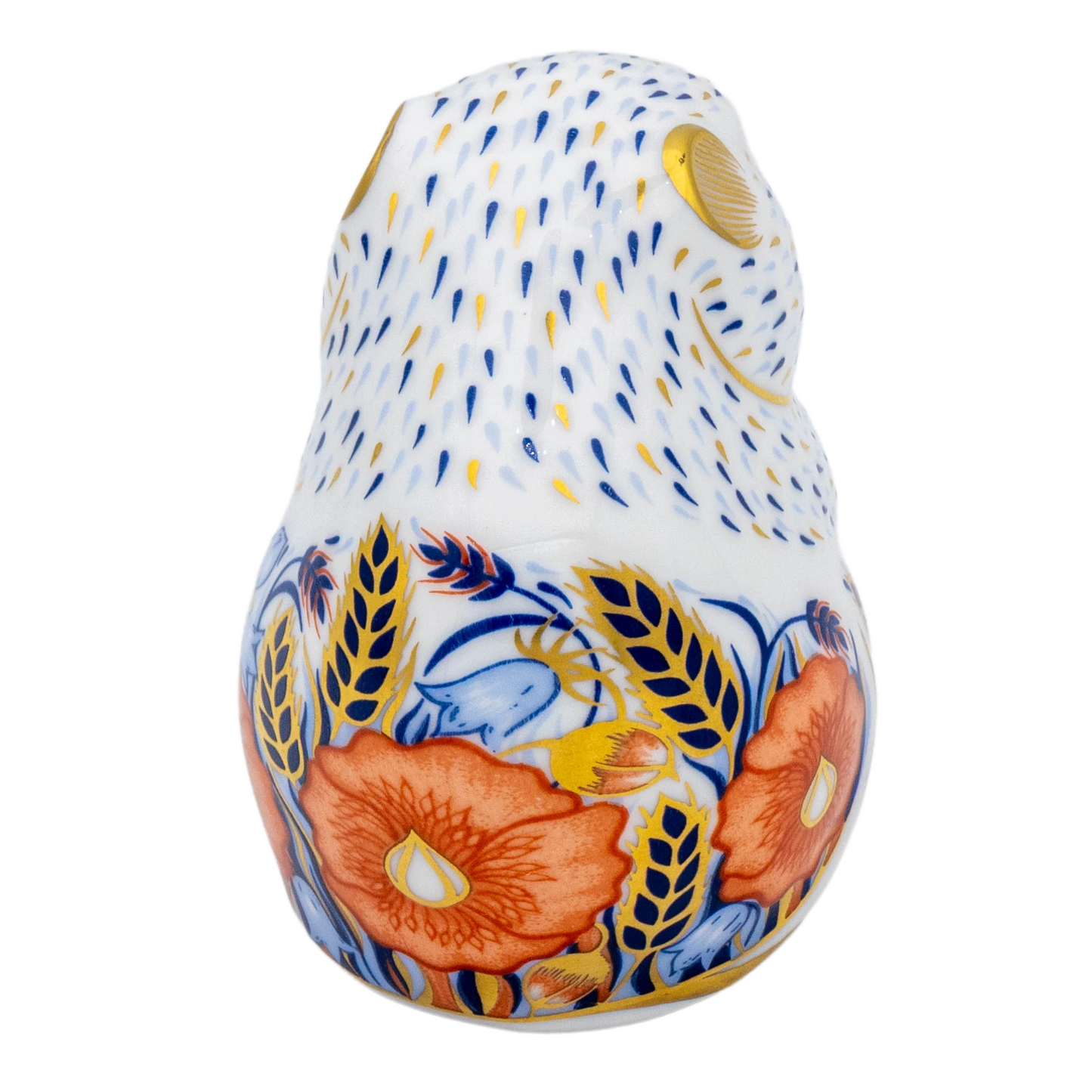 Royal Crown Derby Poppy Mouse Paperweight Bone China Charterwells