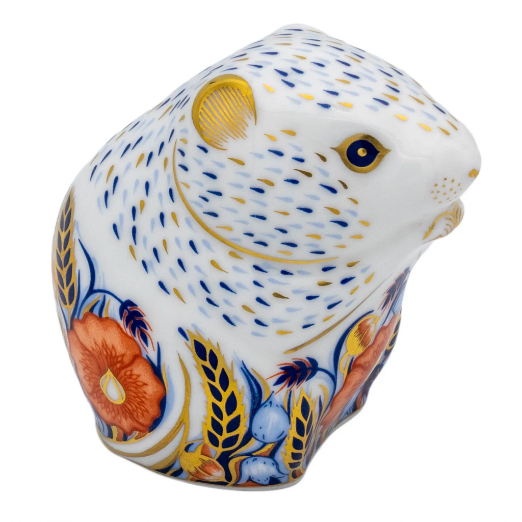 Royal Crown Derby Poppy Mouse Paperweight Bone China Charterwells