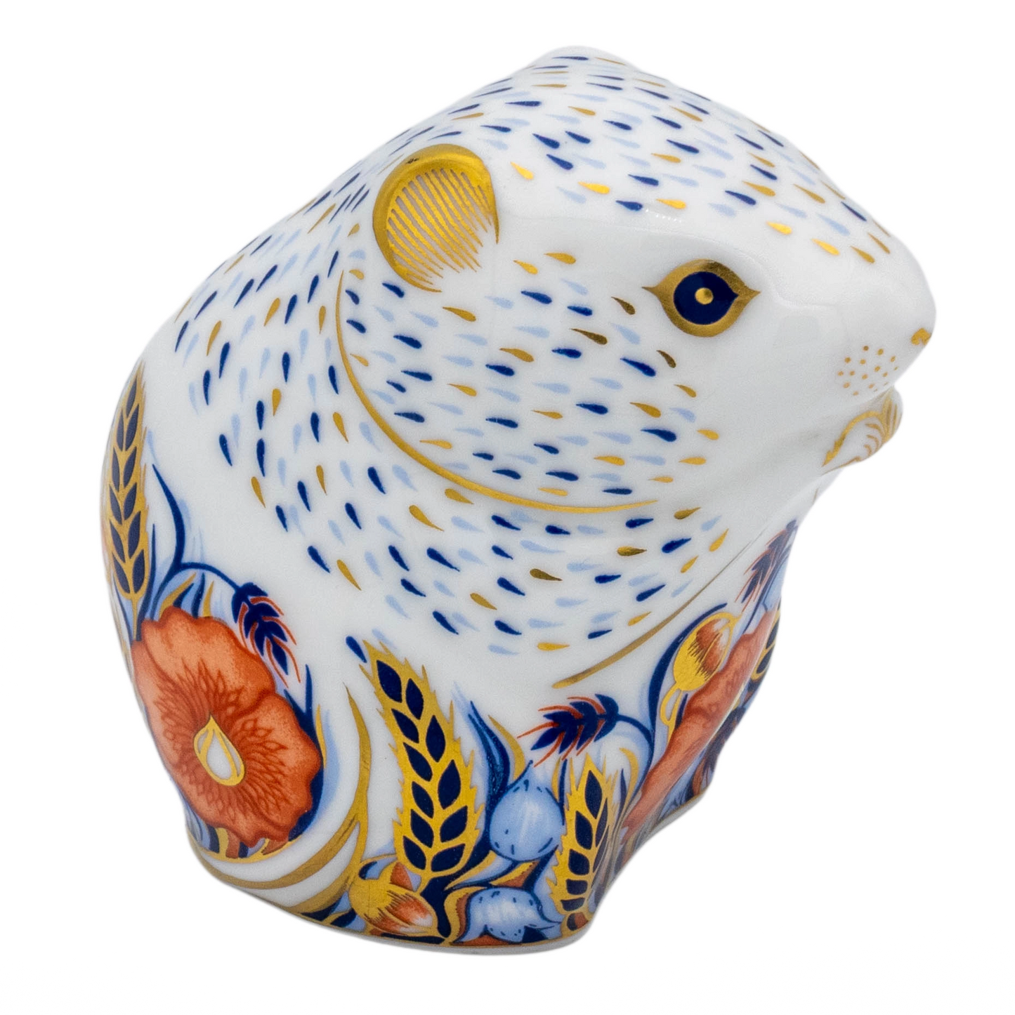 Royal Crown Derby Poppy Mouse Paperweight Bone China Charterwells