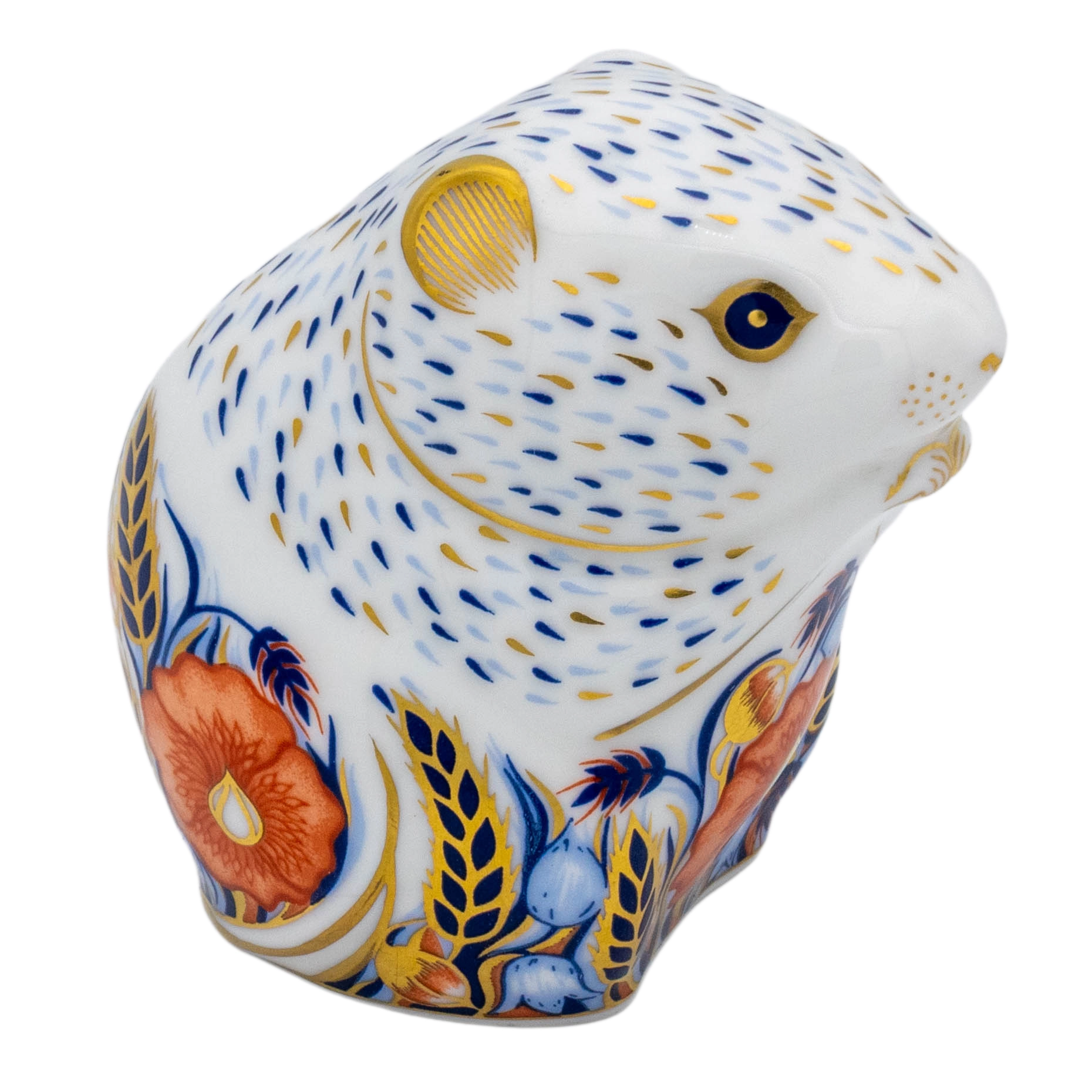 Royal Crown Derby Poppy Mouse Paperweight Bone China Charterwells