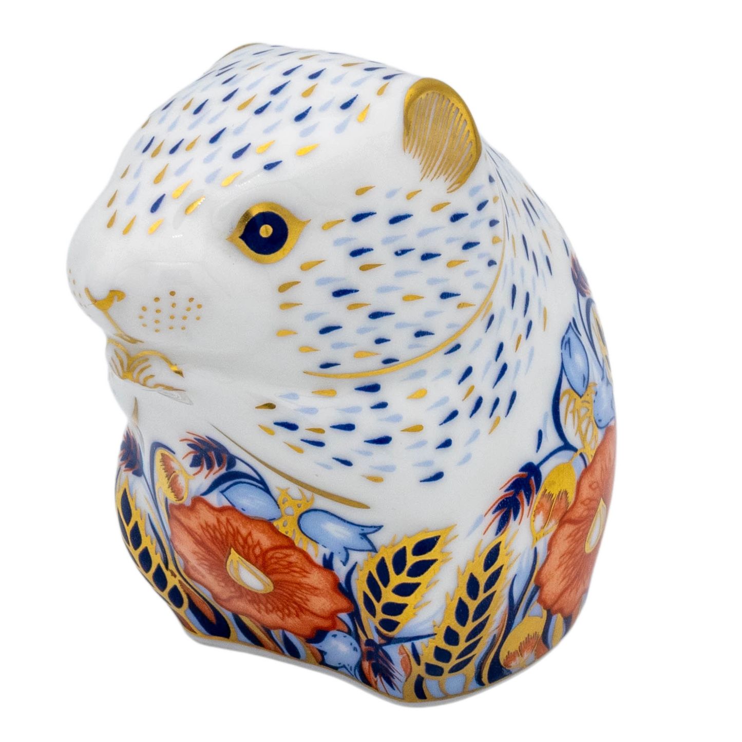 Royal Crown Derby Poppy Mouse Paperweight Bone China Charterwells