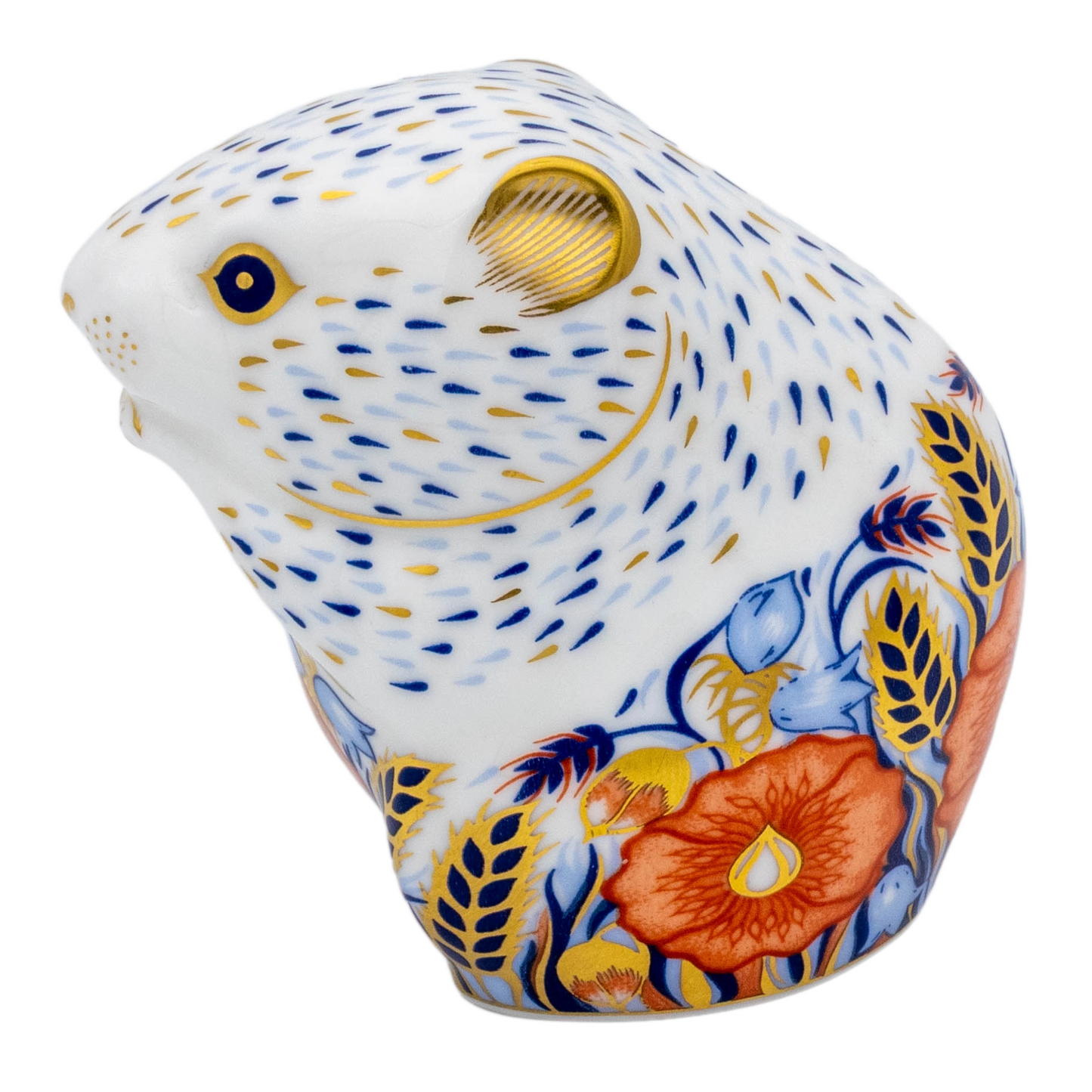 Royal Crown Derby Poppy Mouse Paperweight Bone China Charterwells
