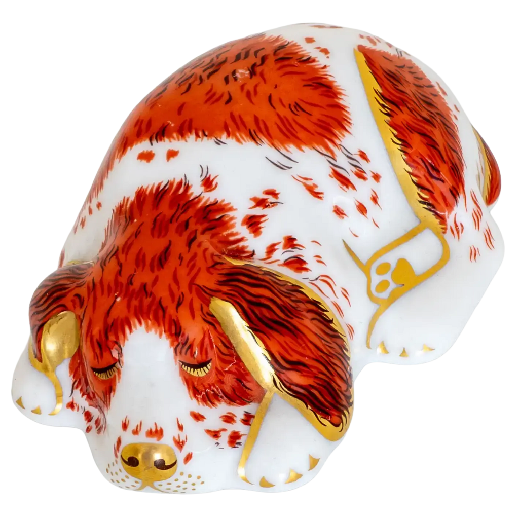 Royal Crown Derby Puppy Collectors Club Paperweight