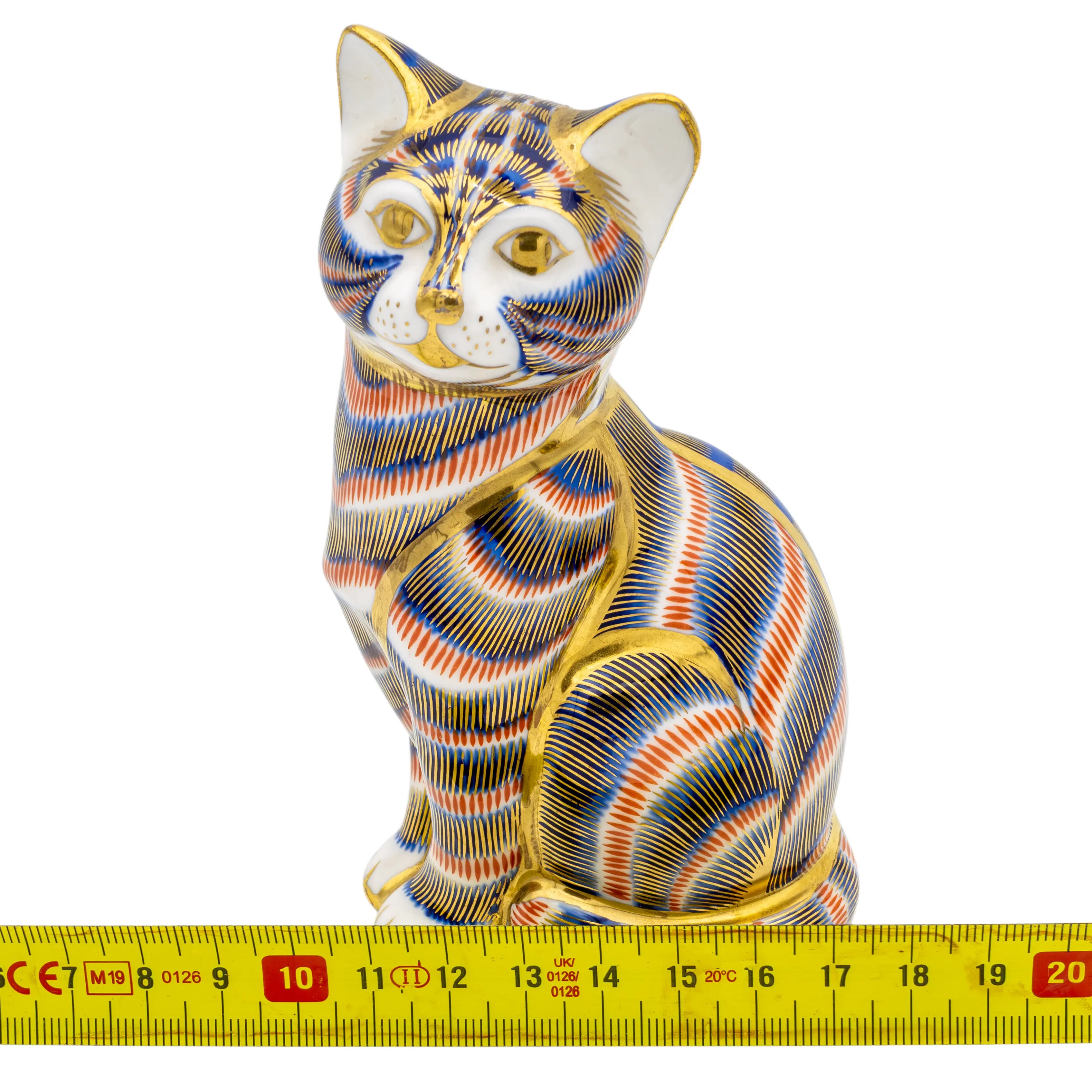 Royal Crown Derby Doulton Cat Paperweight Bone China Charterwells
