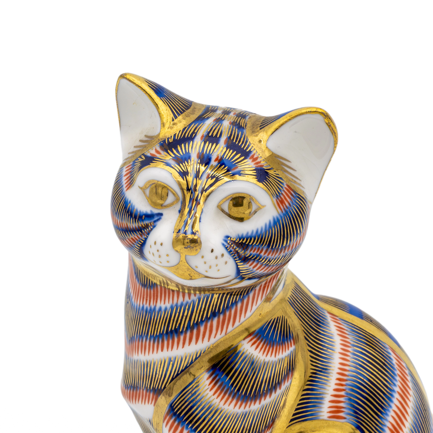 Royal Crown Derby Doulton Cat Paperweight Bone China Charterwells