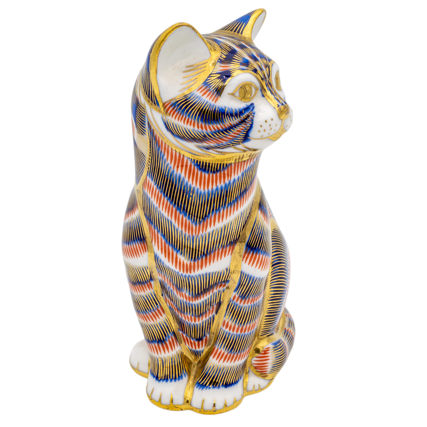 Royal Crown Derby Doulton Cat Paperweight Bone China Charterwells