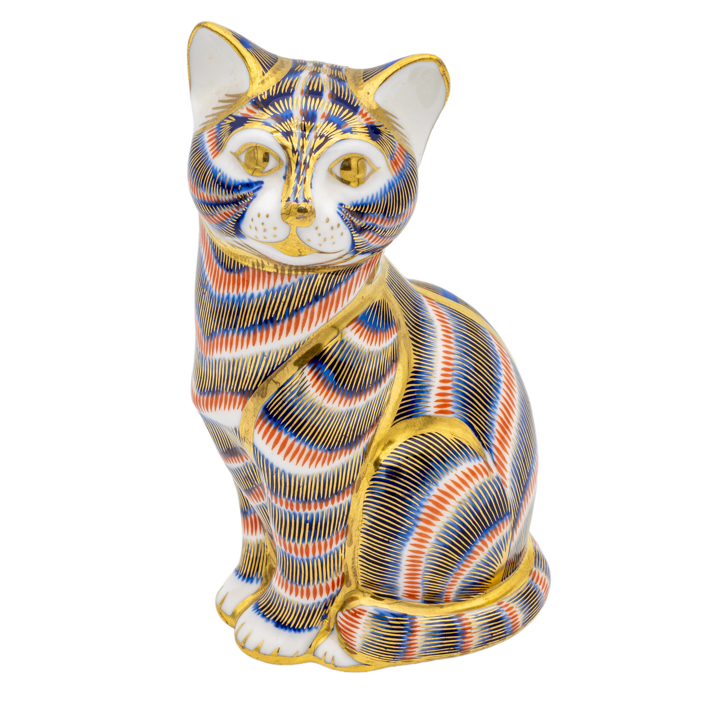 Royal Crown Derby Doulton Cat Paperweight Bone China Charterwells