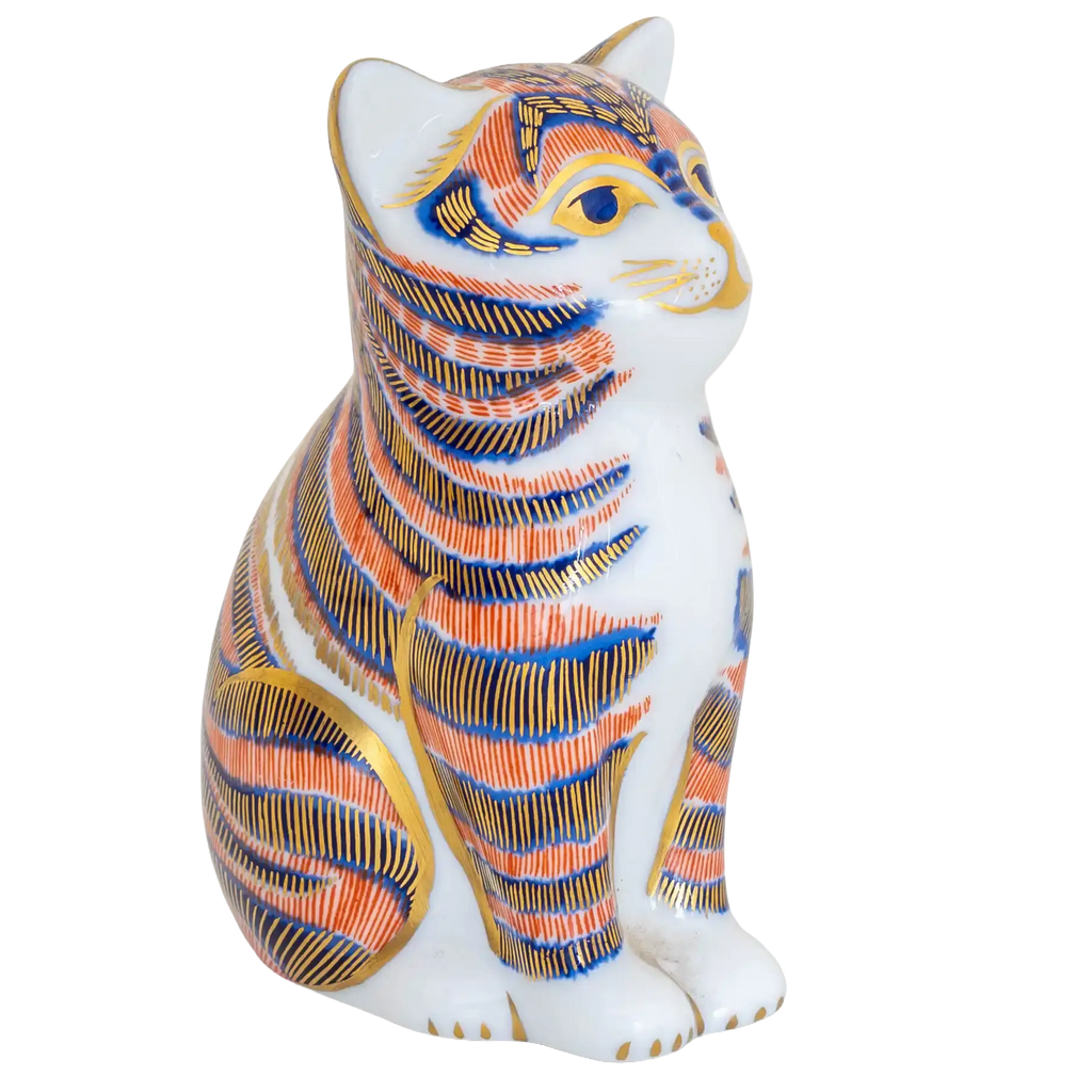 Royal Crown Derby Doulton Kitten Paperweight Bone China