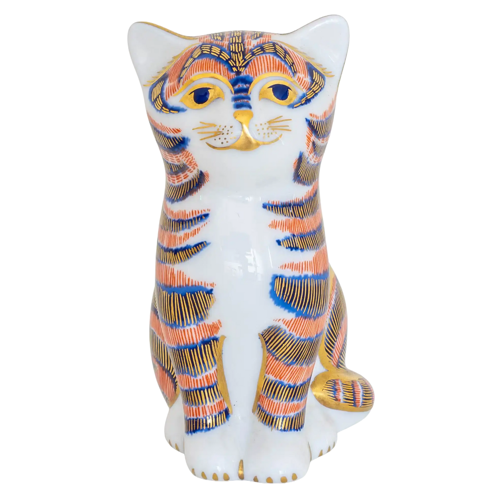 Royal Crown Derby Doulton Kitten Paperweight Bone China