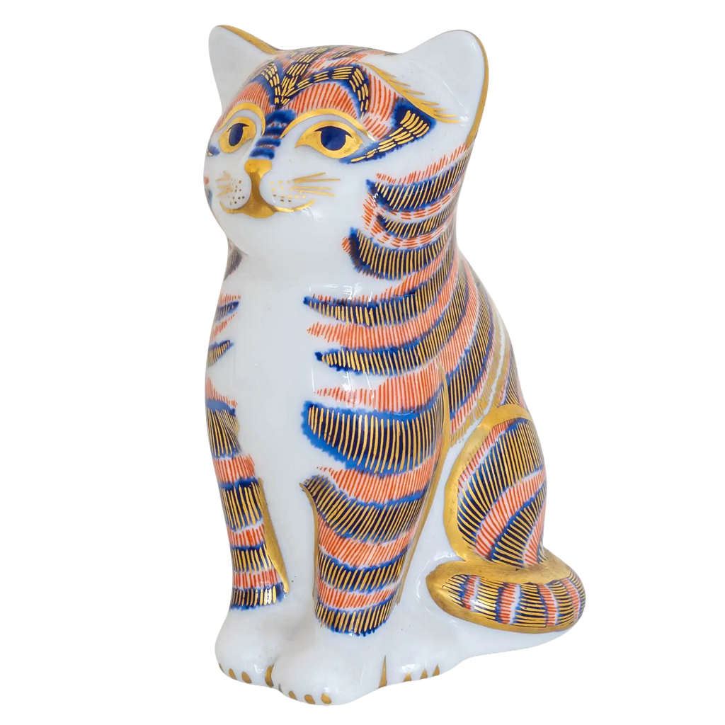 Royal Crown Derby Doulton Kitten Paperweight Bone China