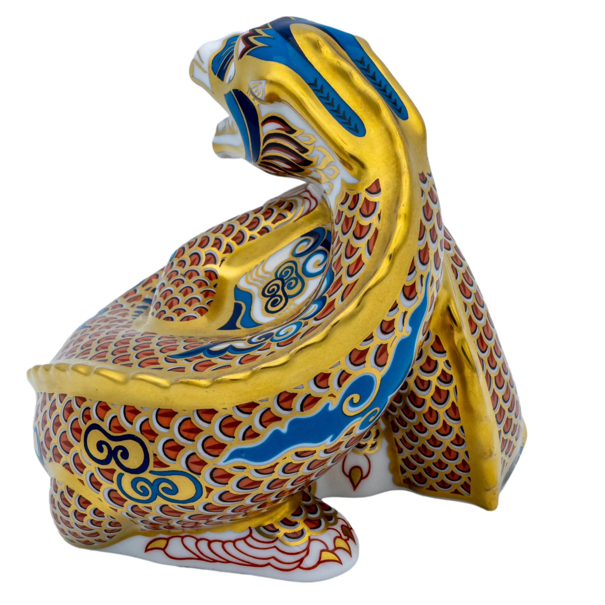 Royal Crown Derby Dragon of Happiness Paperweight Bone China Charterwells