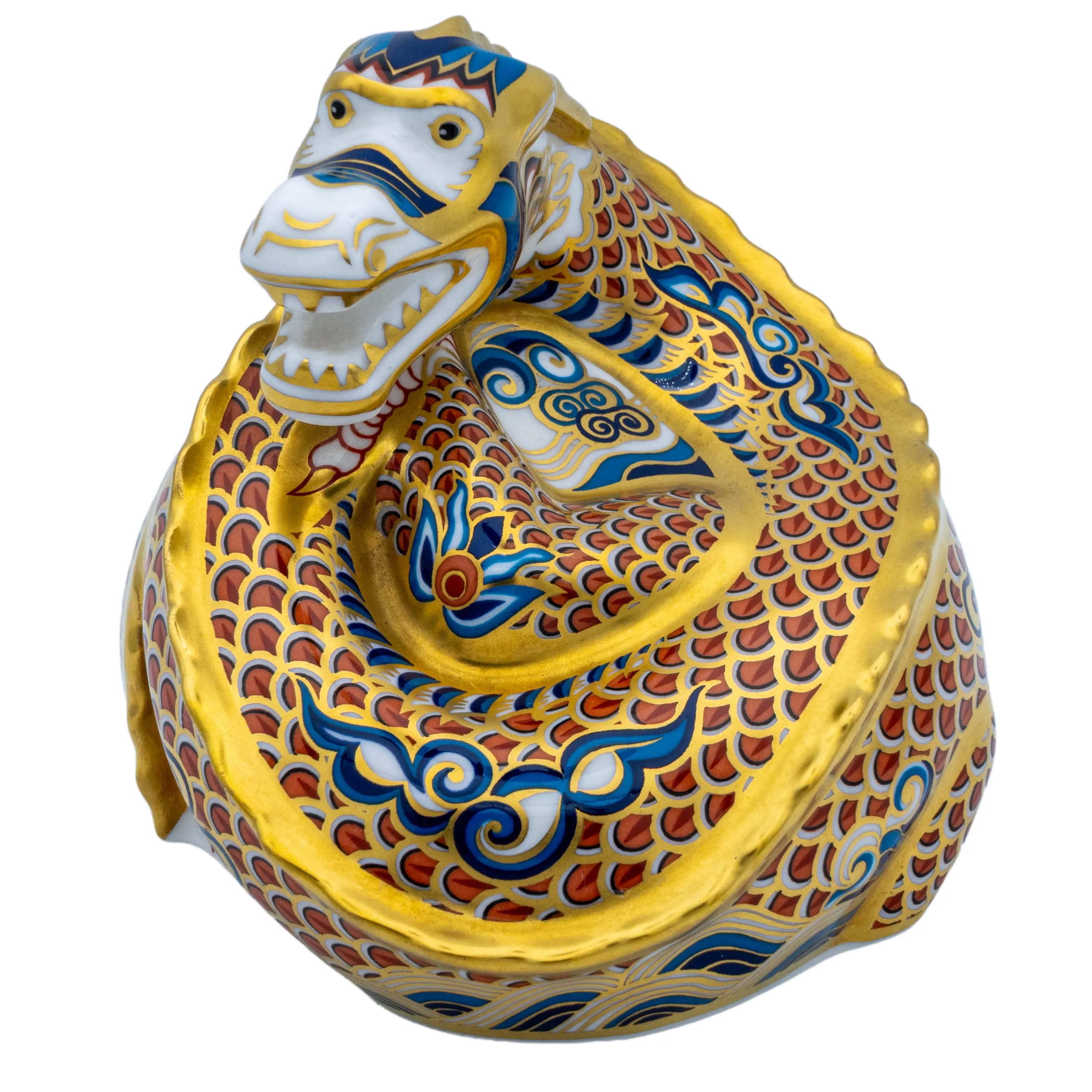 Royal Crown Derby Dragon of Happiness Paperweight Bone China Charterwells