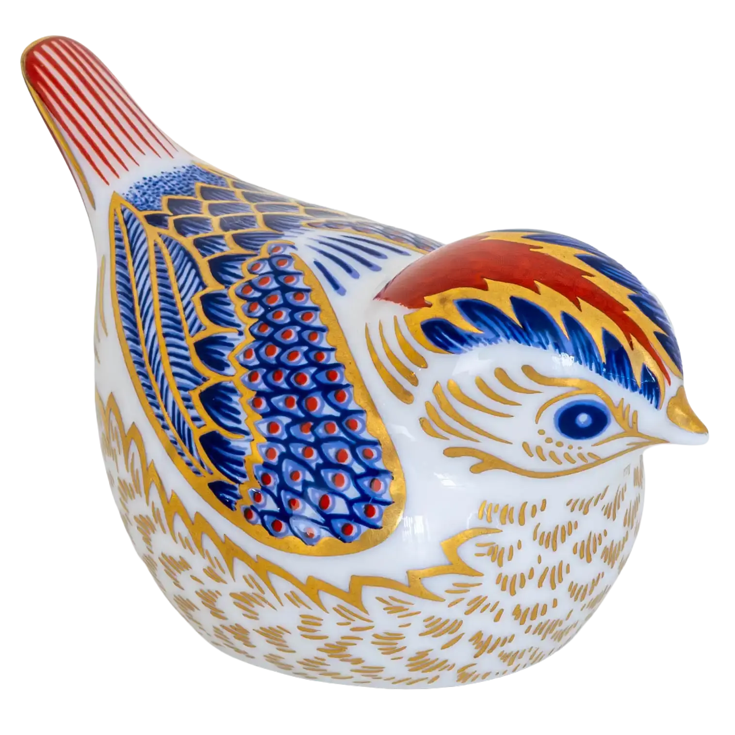 Royal Crown Derby Goldcrest Bone China Paperweight