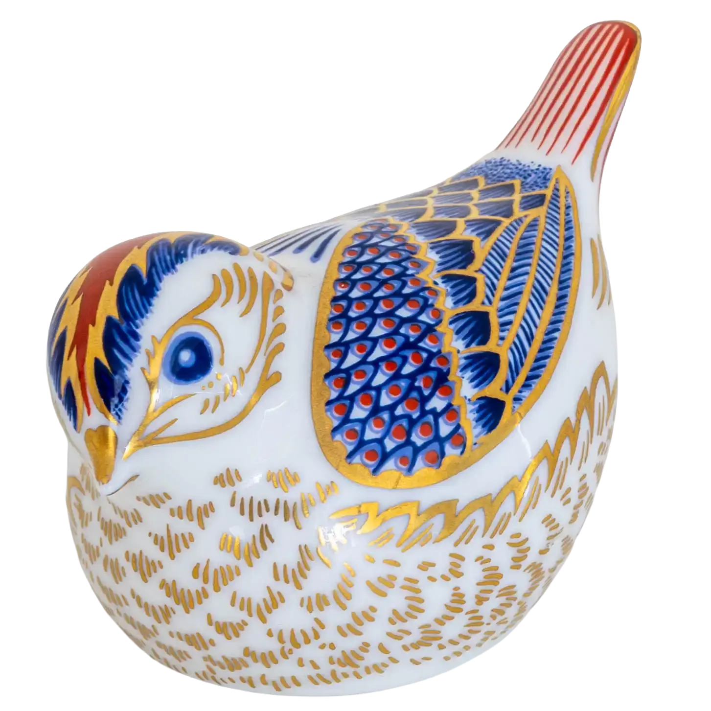 Royal Crown Derby Goldcrest Bone China Paperweight