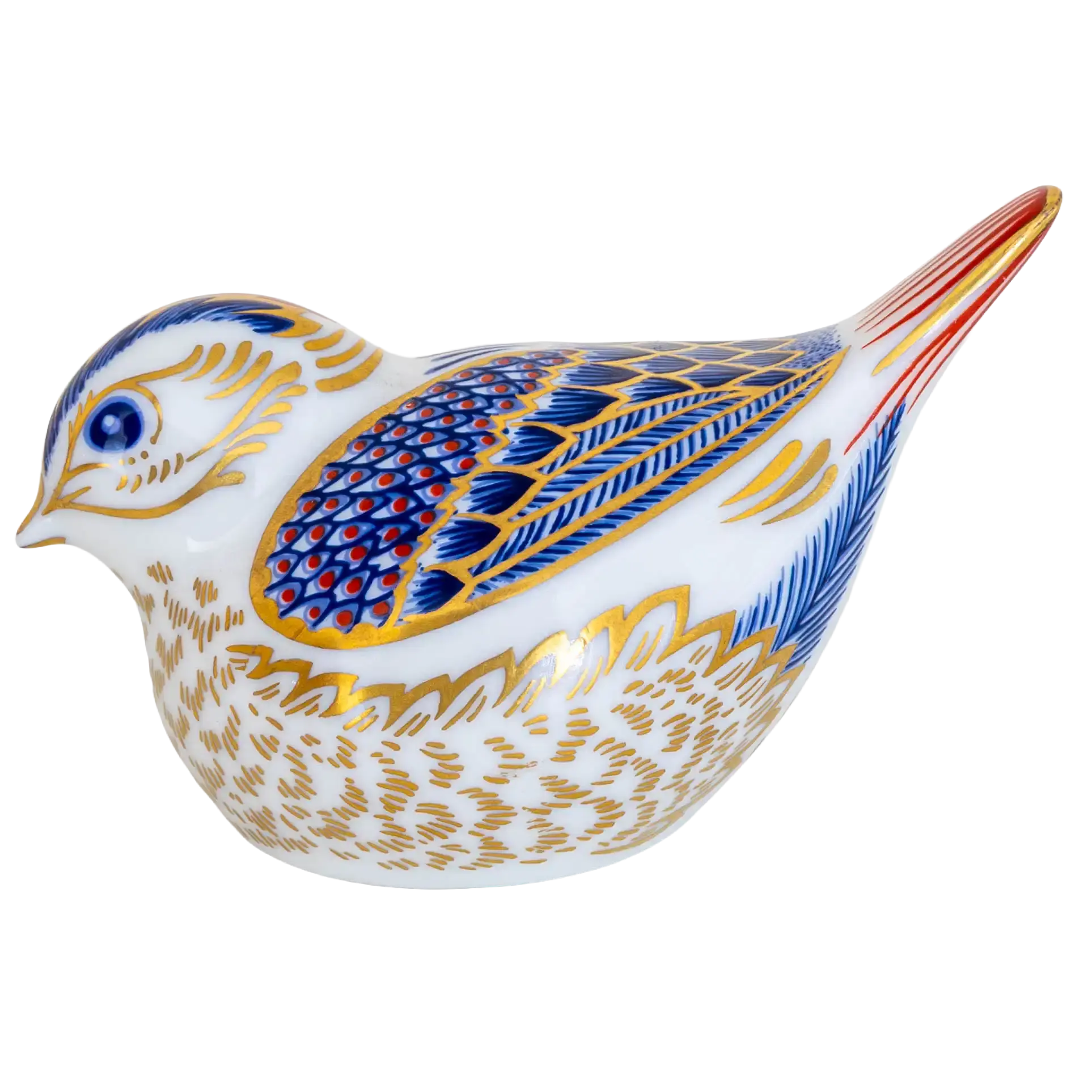 Royal Crown Derby Goldcrest Bone China Paperweight