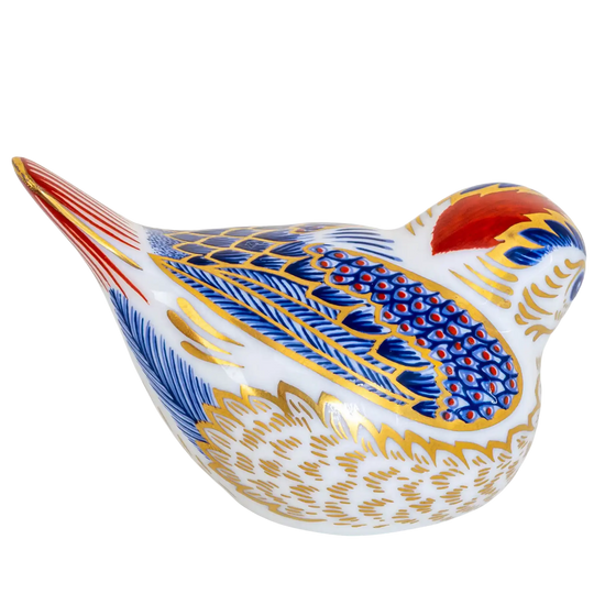 Royal Crown Derby Goldcrest Bone China Paperweight