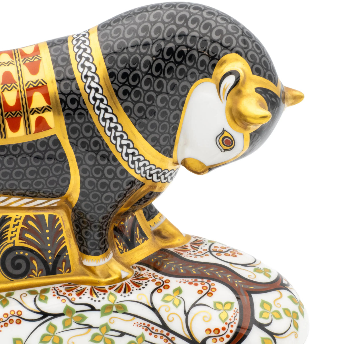 Royal Crown Derby Grecian Bull Paperweight Charterwells
