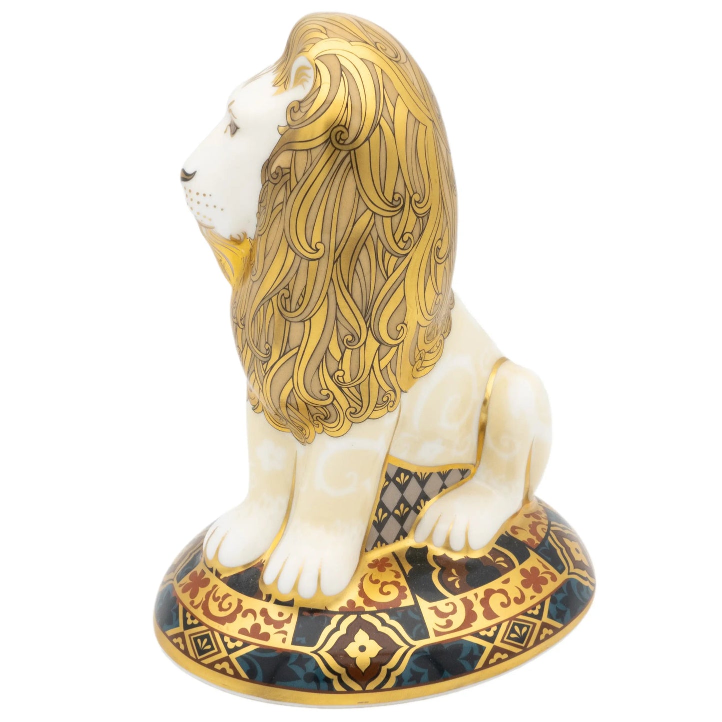 Royal Crown Derby Heraldic Lion Paperweight Charterwells