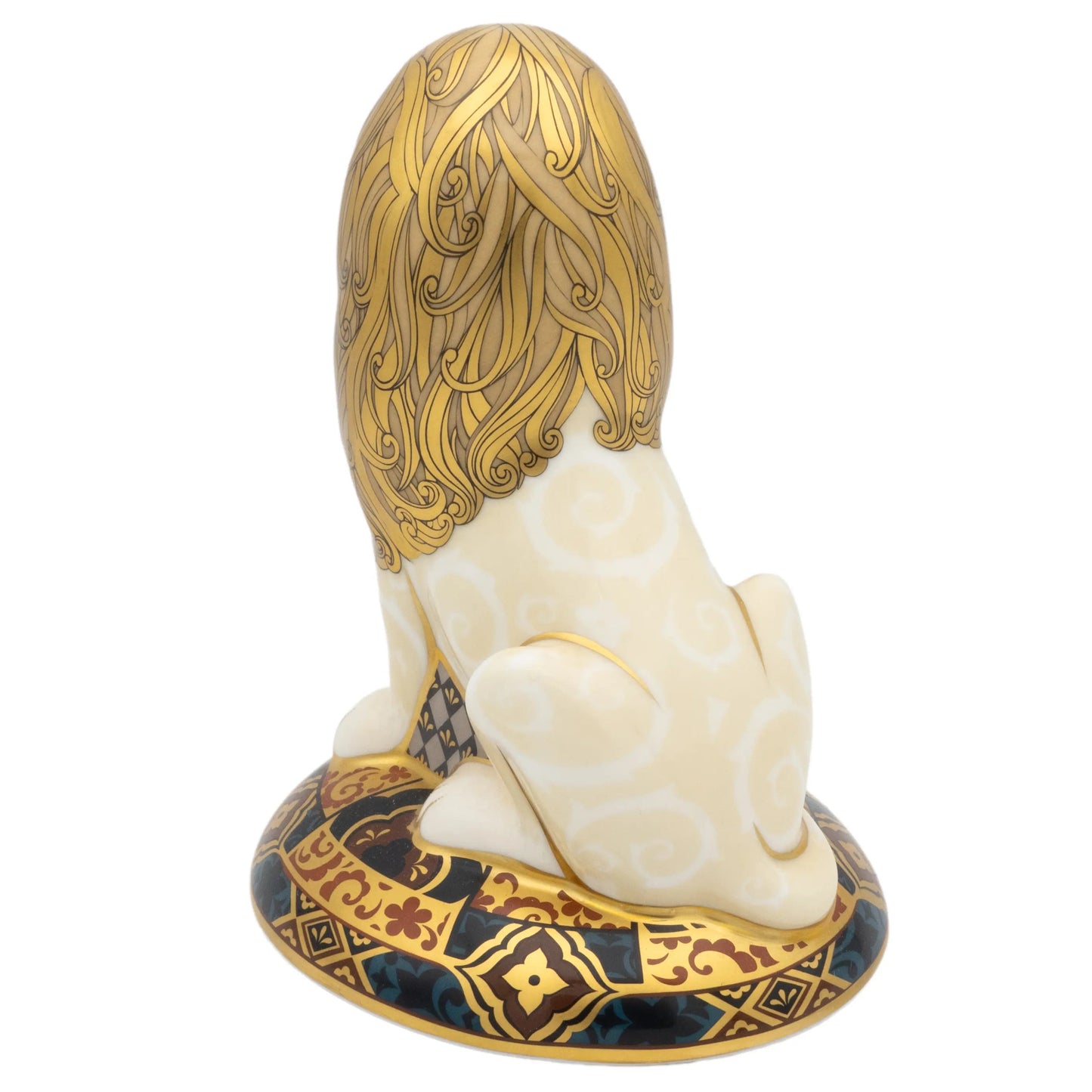 Royal Crown Derby Heraldic Lion Paperweight Charterwells