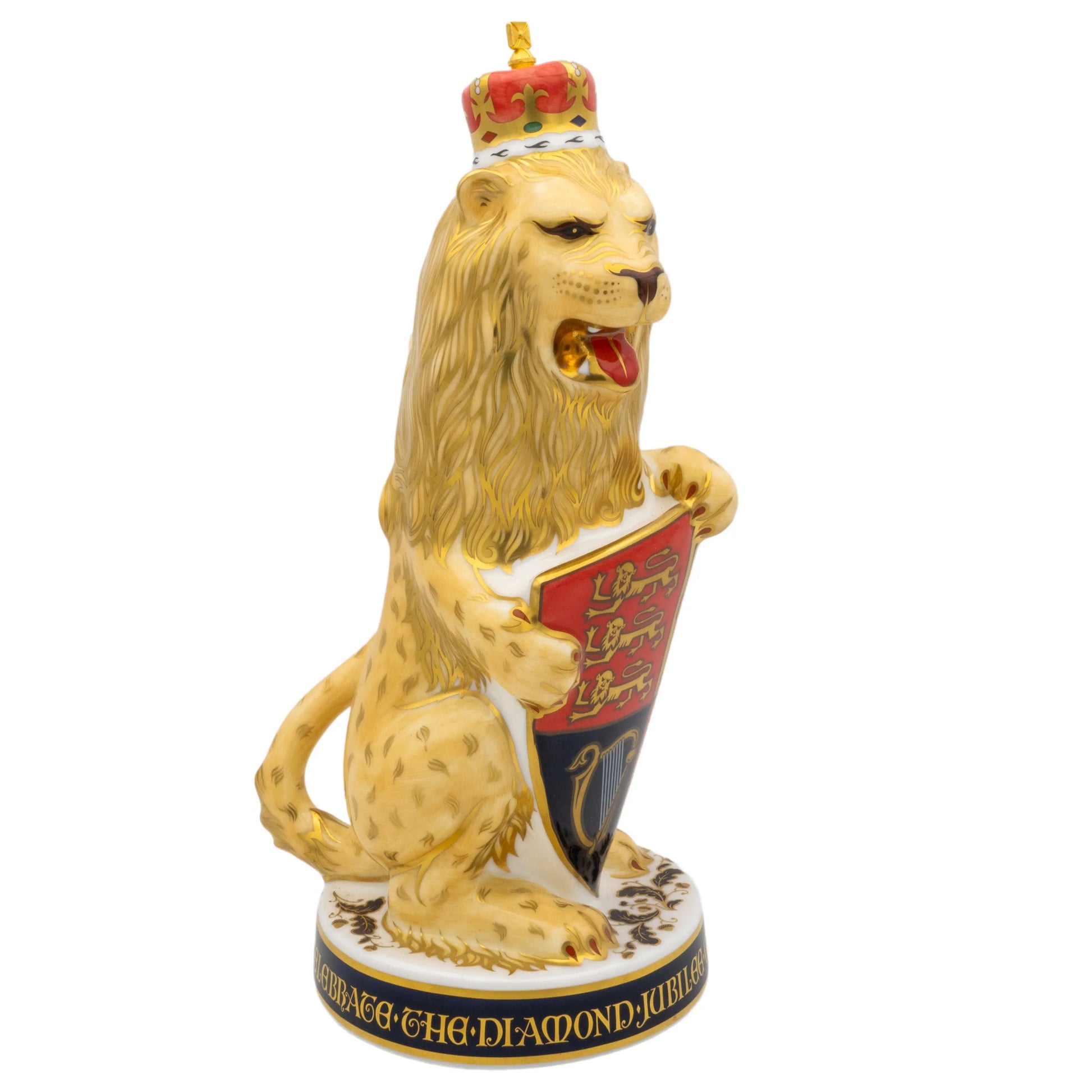 Royal Crown Derby Heraldic Lion (England) Paperweight Charterwells
