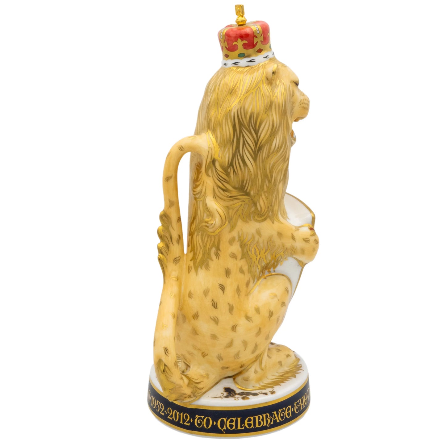 Royal Crown Derby Heraldic Lion (England) Paperweight Charterwells