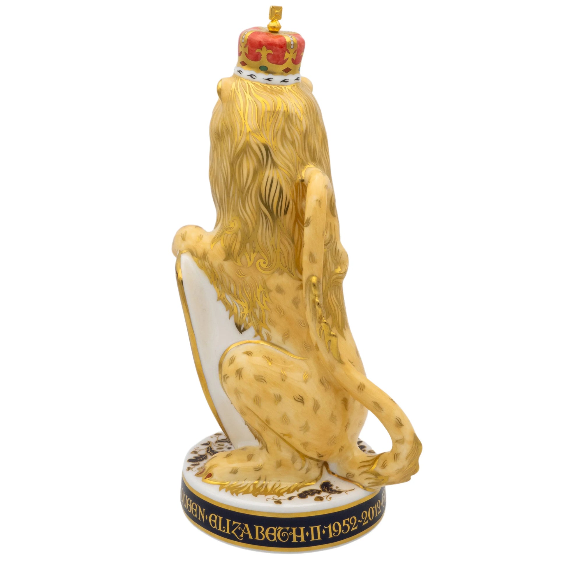 Royal Crown Derby Heraldic Lion (England) Paperweight Charterwells
