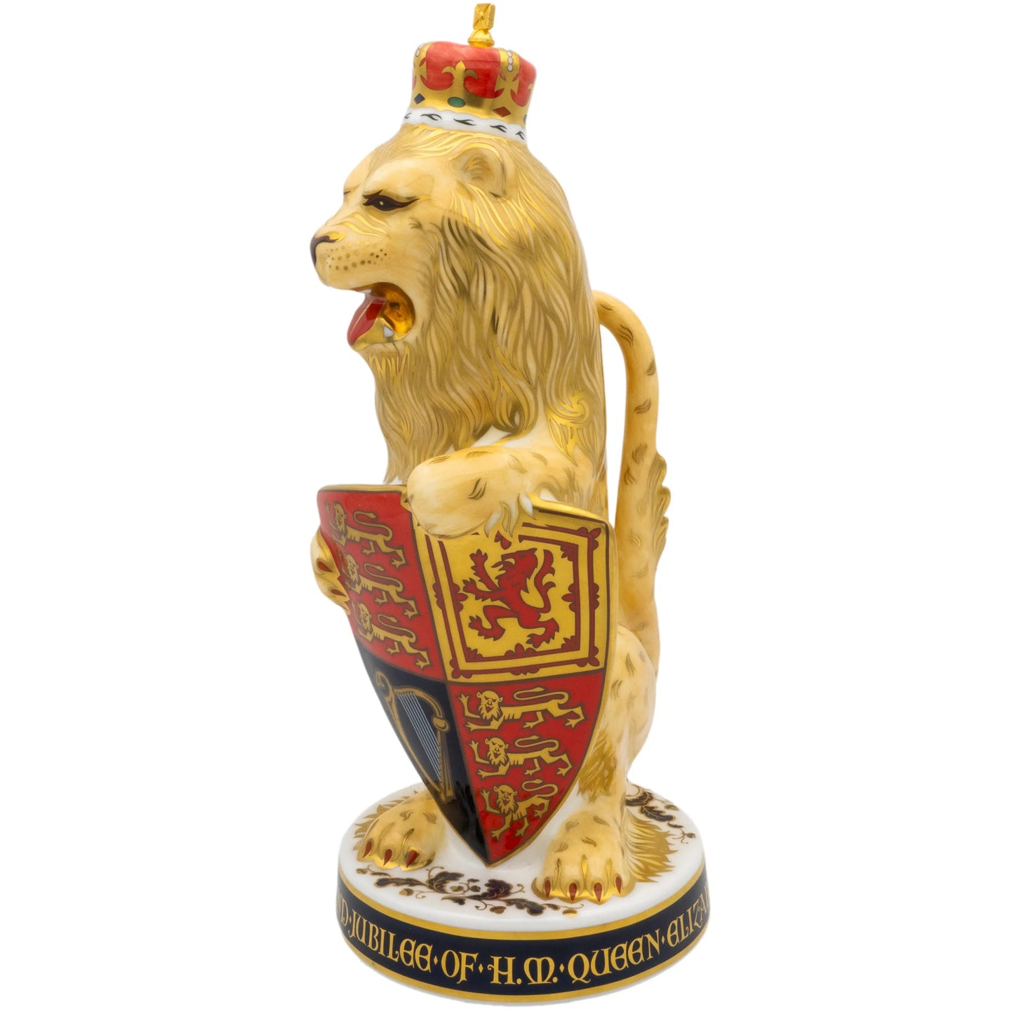 Royal Crown Derby Heraldic Lion (England) Paperweight Charterwells