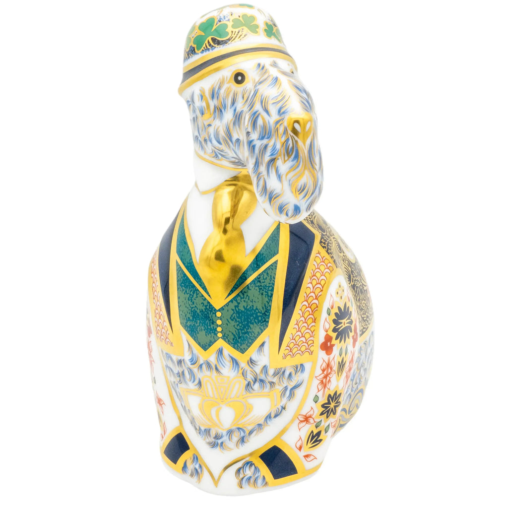 Royal Crown Derby Irish Blue Kerry Paperweight Charterwells