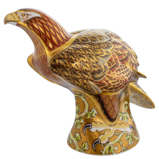 Royal Crown Derby Limited Edition Prestige Golden Eagle Paperweight