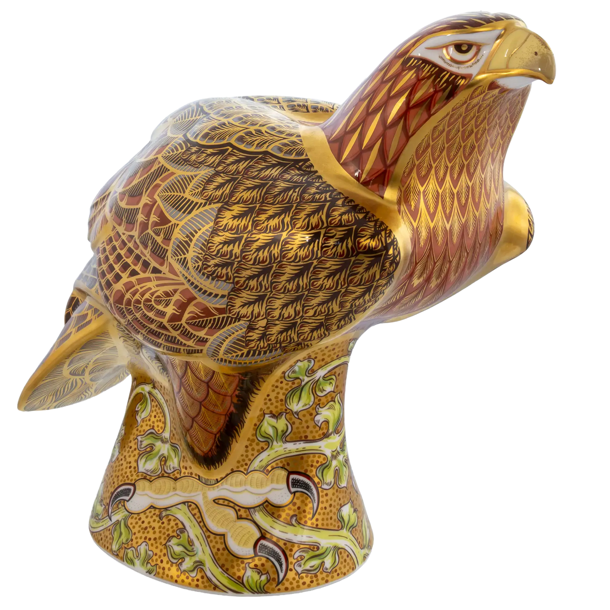 Royal Crown Derby Limited Edition Prestige Golden Eagle Paperweight