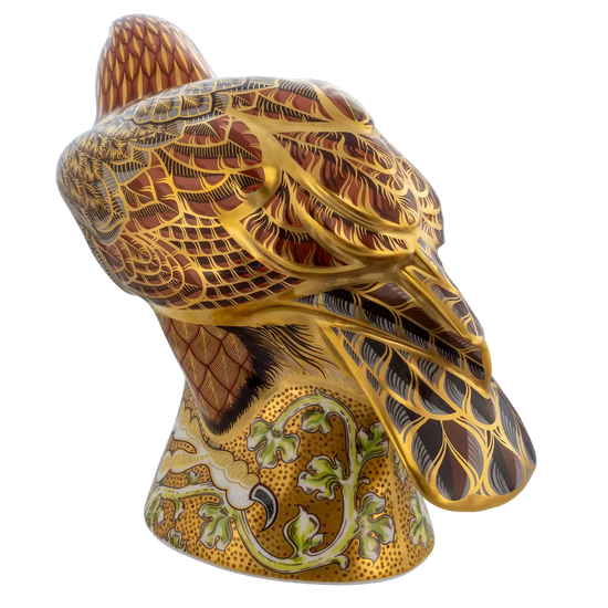 Royal Crown Derby Limited Edition Prestige Golden Eagle Paperweight