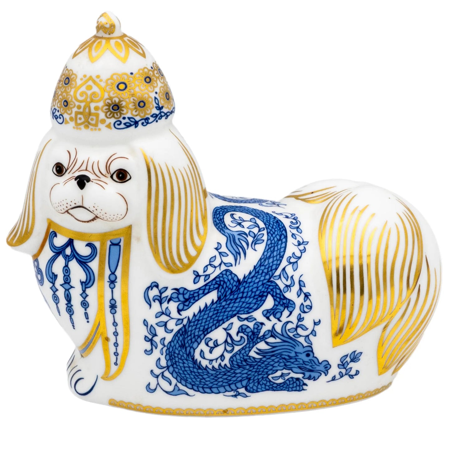 Royal Crown Derby National Dog Paperweight : Pekinese Charterwells