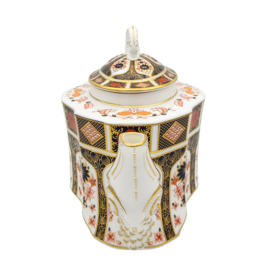 Royal Crown Derby Imari 1128 Ram Teapot Charterwells