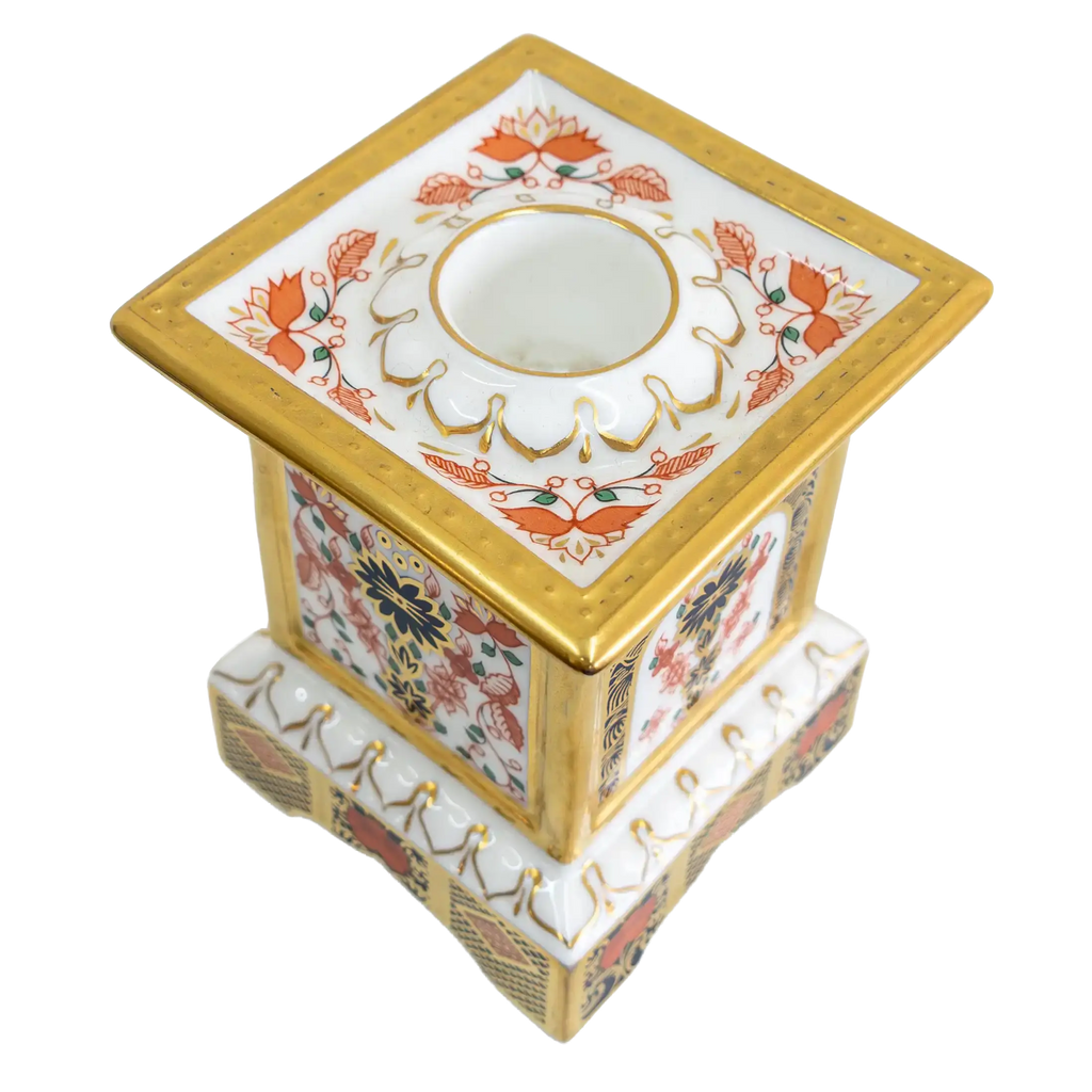 Royal Crown Derby Imari SGB Pillar Candlestick