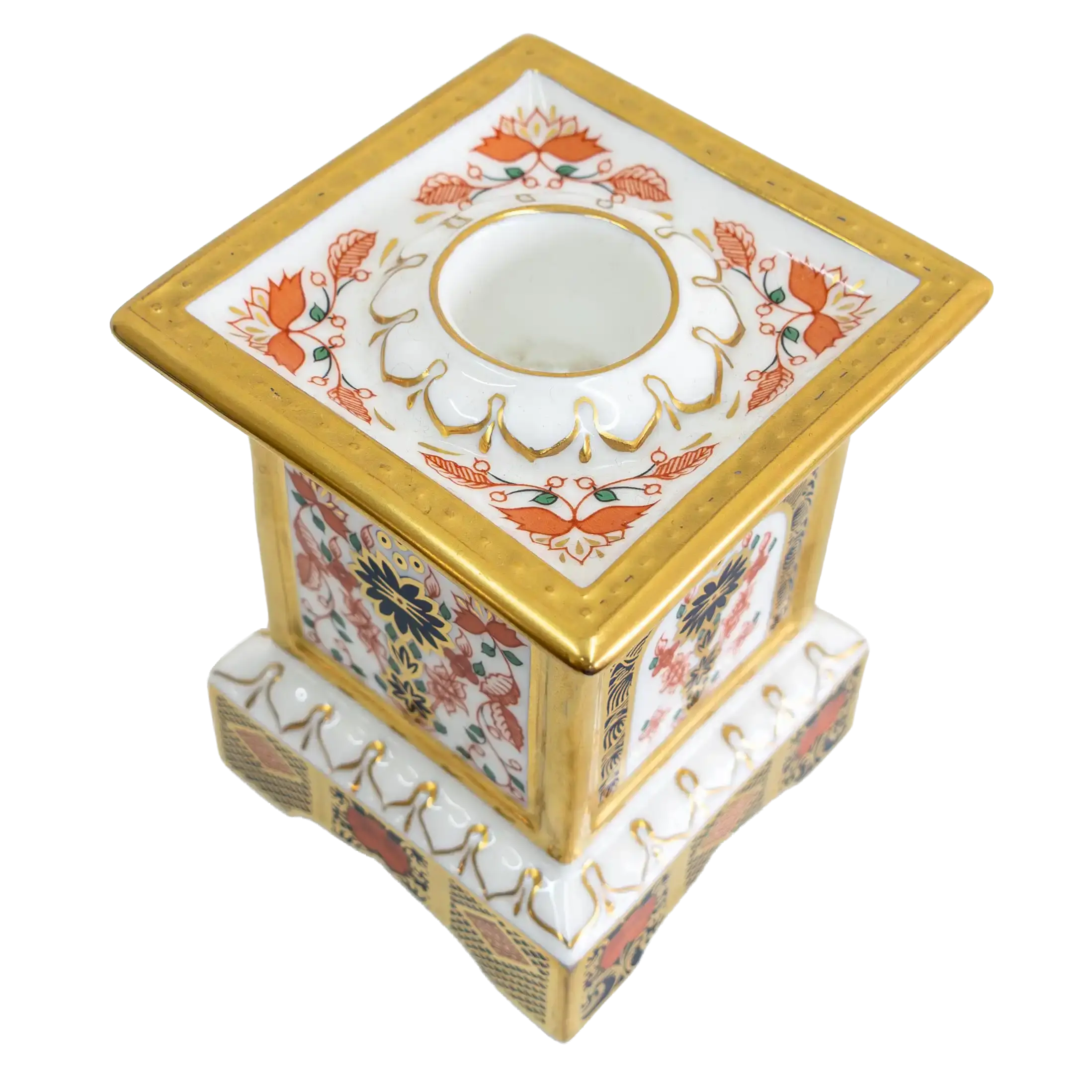 Royal Crown Derby Imari SGB Pillar Candlestick