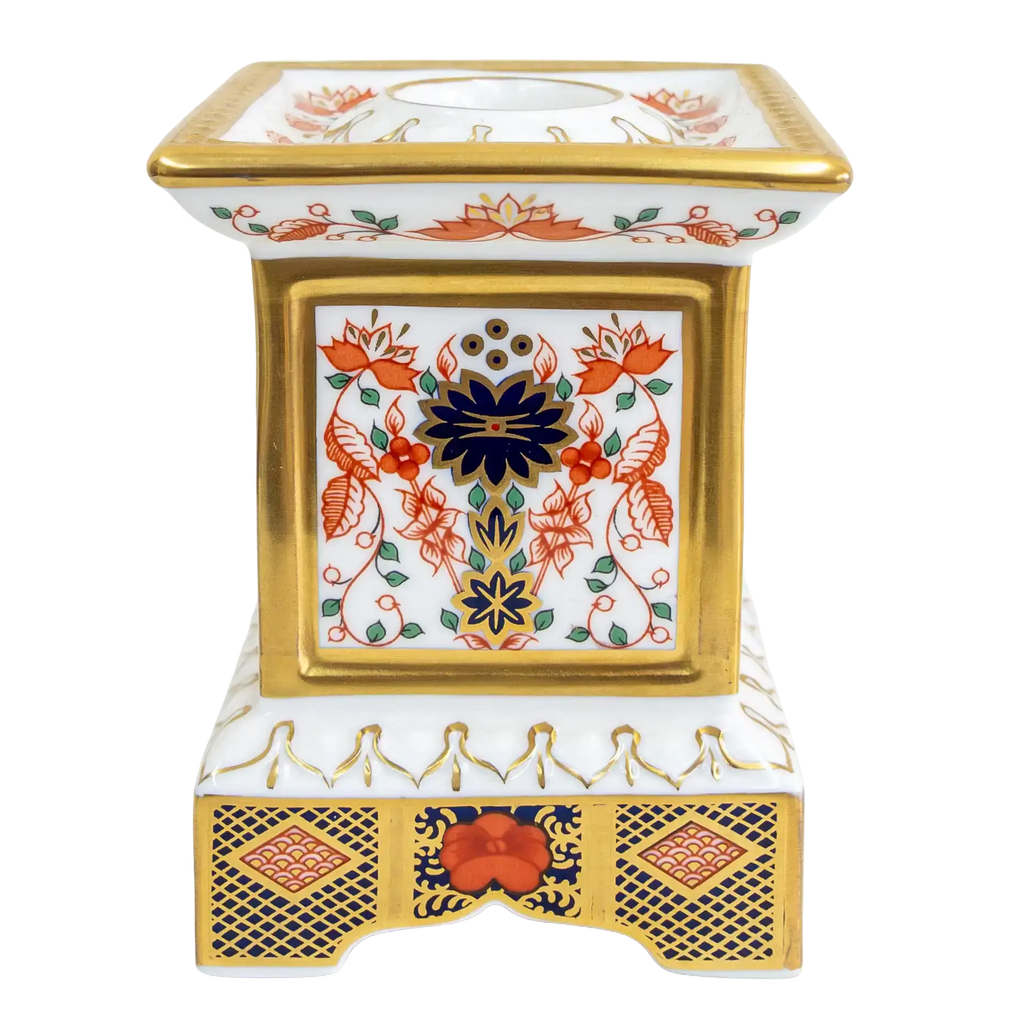Royal Crown Derby Imari SGB Pillar Candlestick