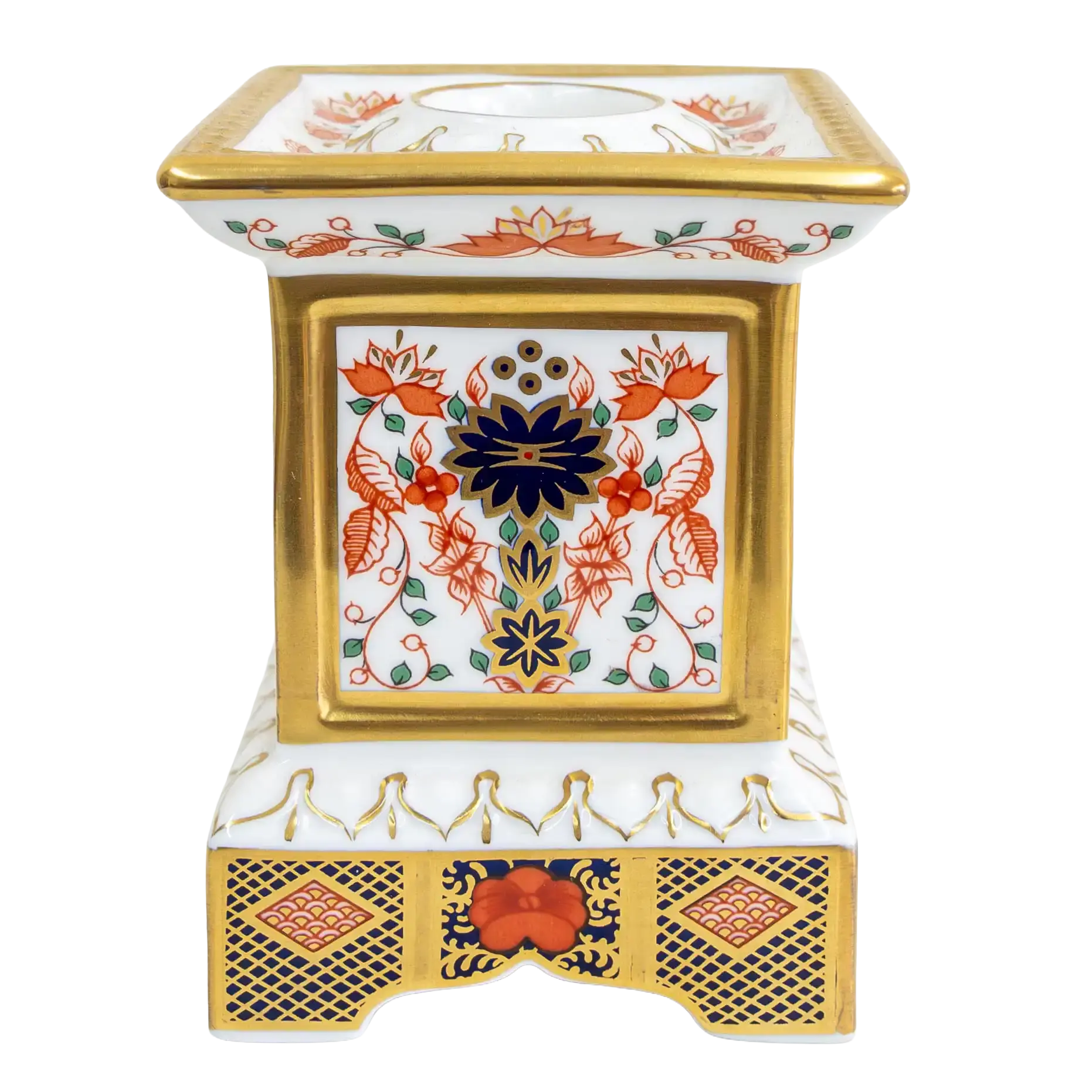 Royal Crown Derby Imari SGB Pillar Candlestick