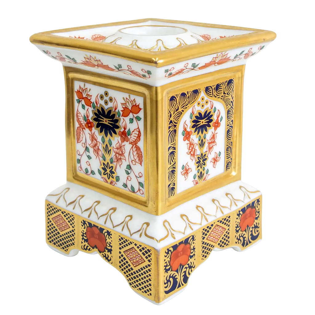Royal Crown Derby Imari SGB Pillar Candlestick