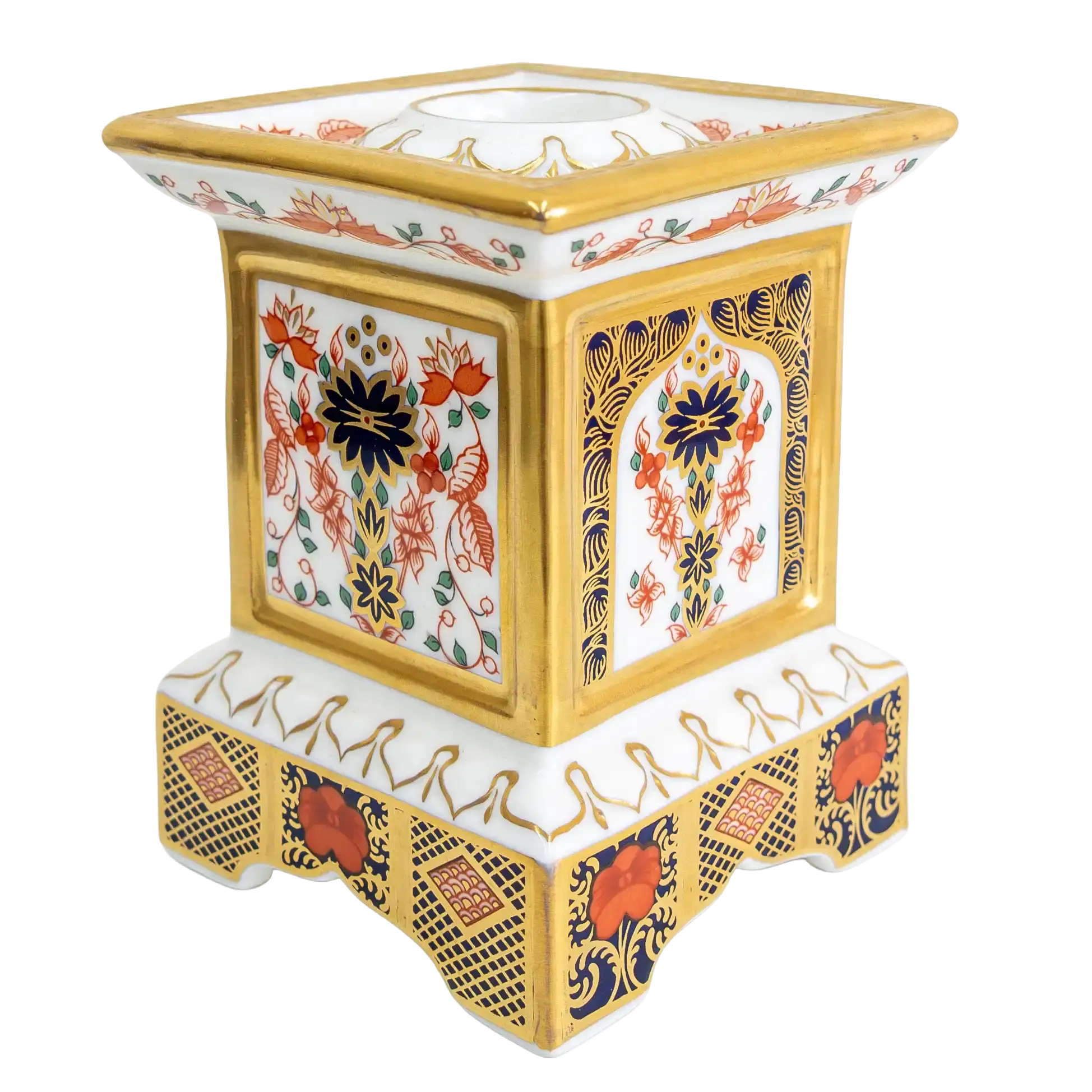Royal Crown Derby Imari SGB Pillar Candlestick