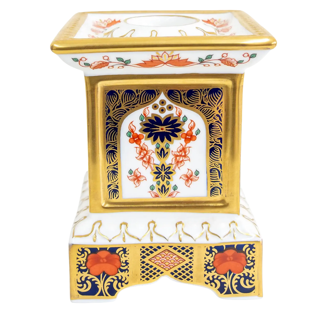 Royal Crown Derby Imari SGB Pillar Candlestick