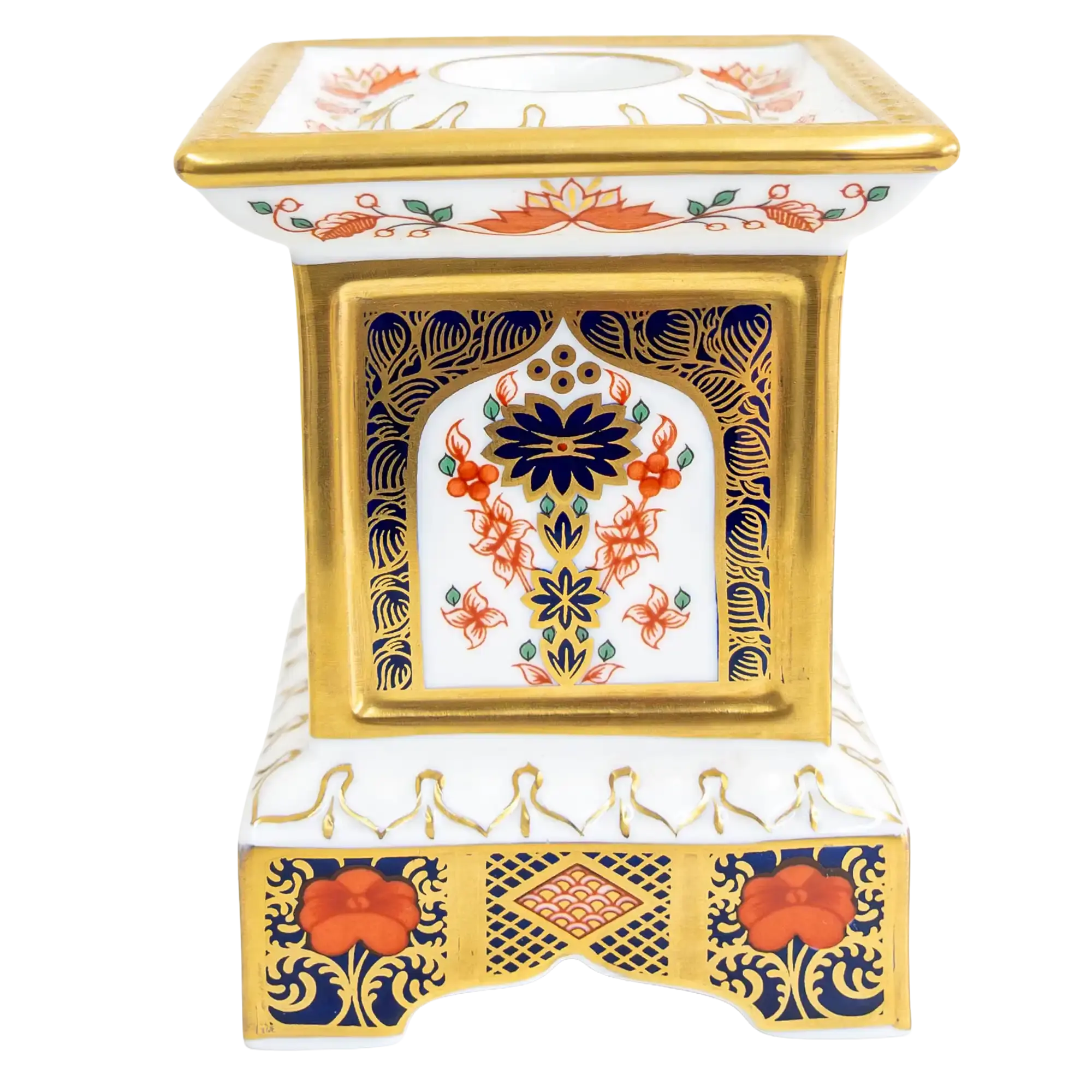 Royal Crown Derby Imari SGB Pillar Candlestick