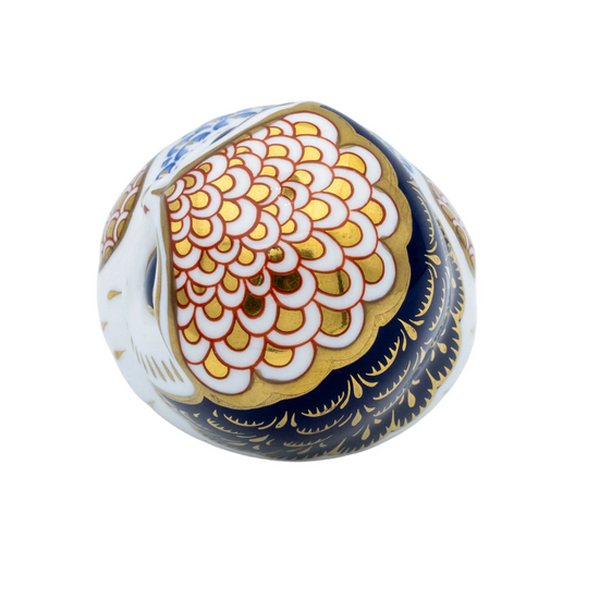 Royal Crown Derby Owl Paperweight Bone China Collectible Charterwells
